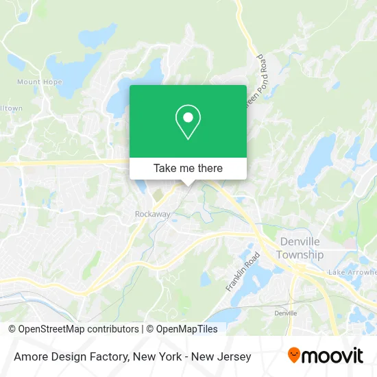 Amore Design Factory map