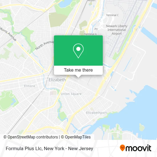 Formula Plus Llc map