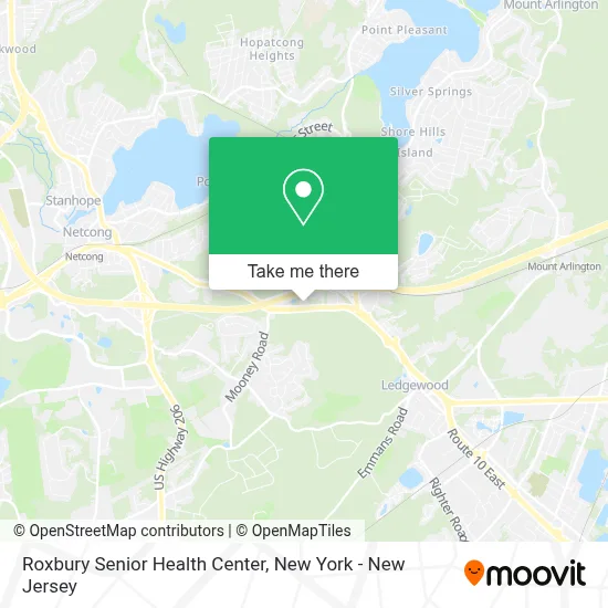 Roxbury Senior Health Center map