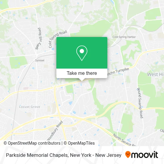 Parkside Memorial Chapels map