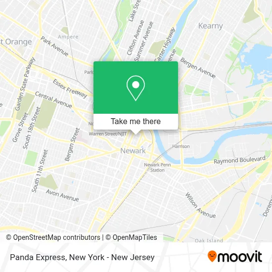 Panda Express map