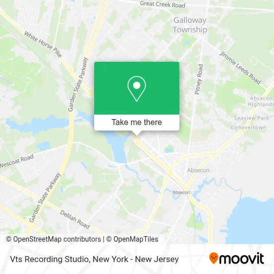 Vts Recording Studio map