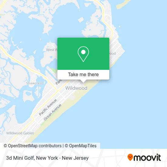 3d Mini Golf map