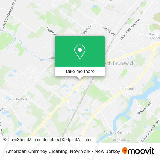 American Chimney Cleaning map