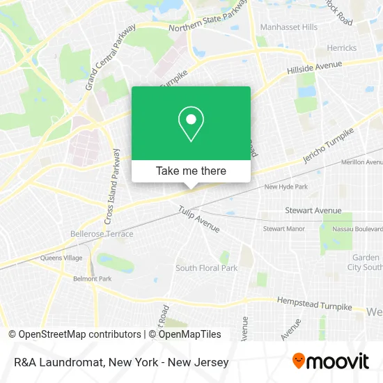 R&A Laundromat map