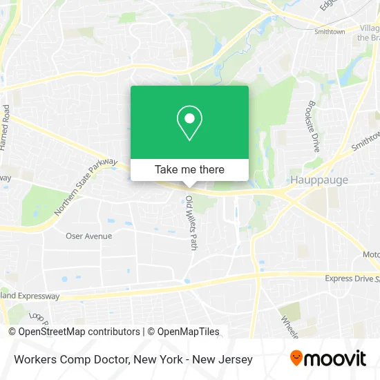 Workers Comp Doctor map