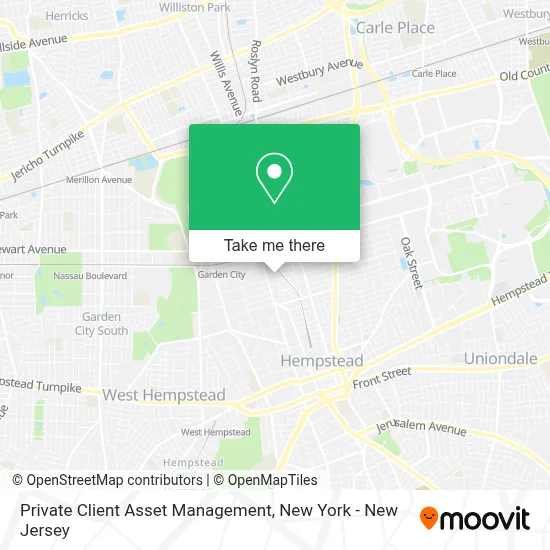 Private Client Asset Management map