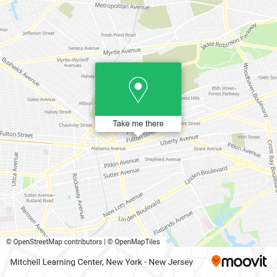Mitchell Learning Center map