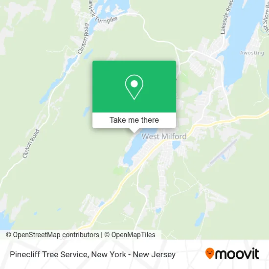 Pinecliff Tree Service map