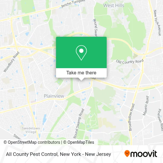 All County Pest Control map