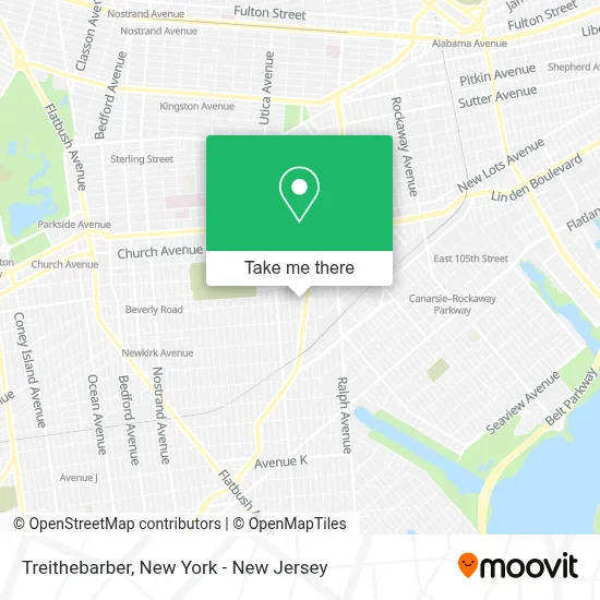 Treithebarber map