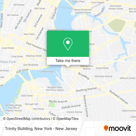 Trinity Building map
