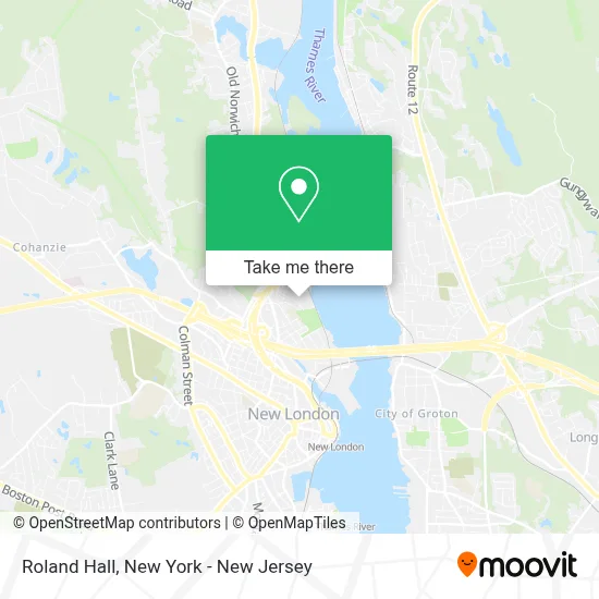 Roland Hall map