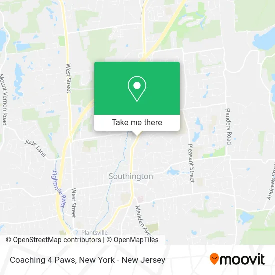 Coaching 4 Paws map
