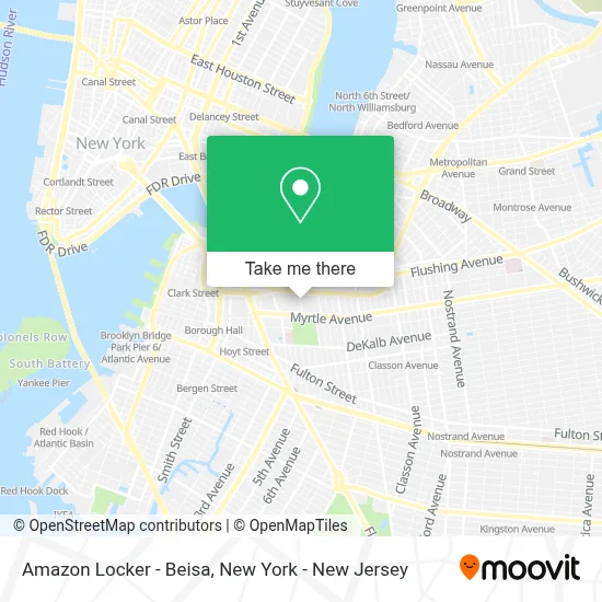 Amazon Locker - Beisa map
