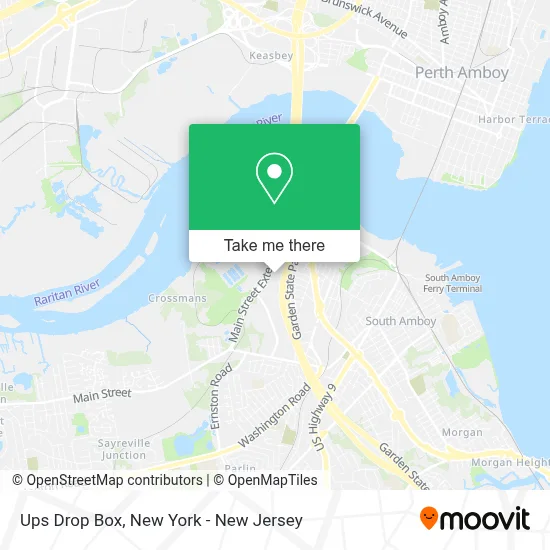 Ups Drop Box map