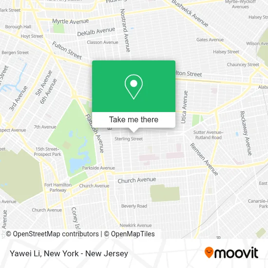 Yawei Li map
