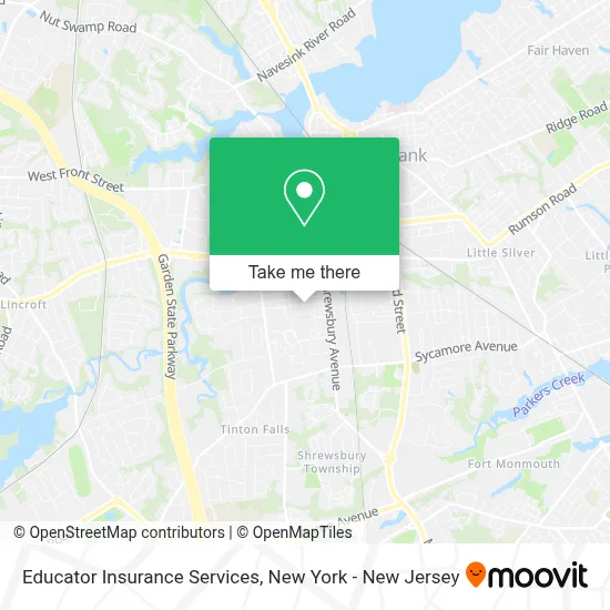 Educator Insurance Services map