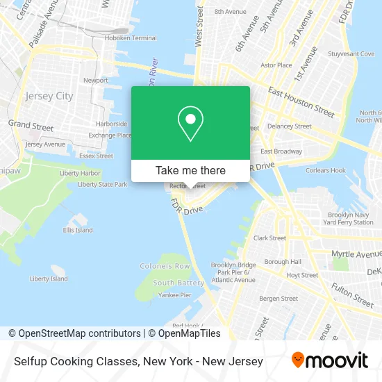Selfup Cooking Classes map