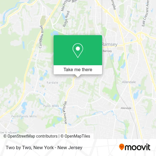 Two by Two map