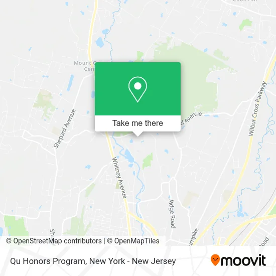 Qu Honors Program map
