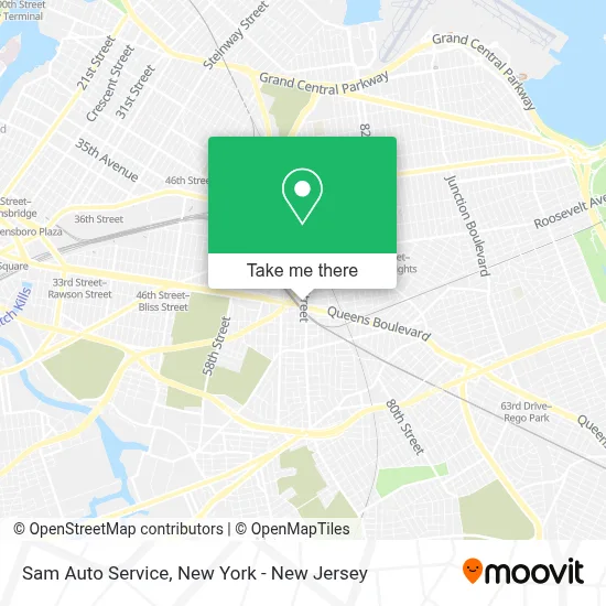 Sam Auto Service map
