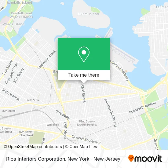 Rios Interiors Corporation map
