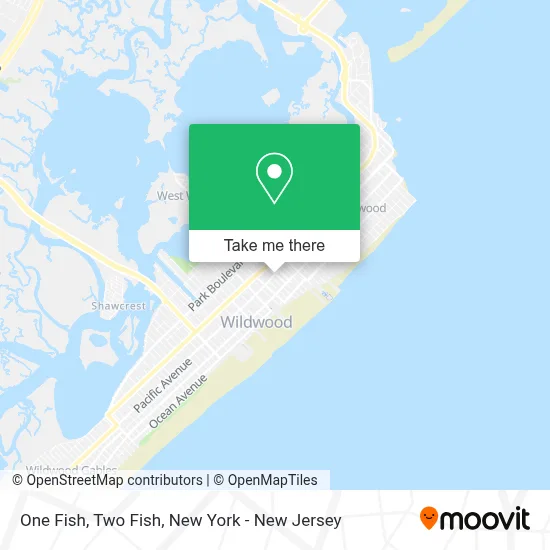 One Fish, Two Fish map