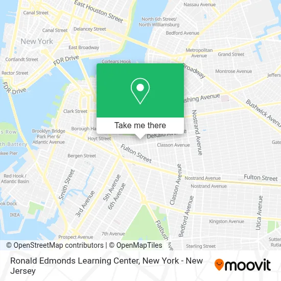 Ronald Edmonds Learning Center map