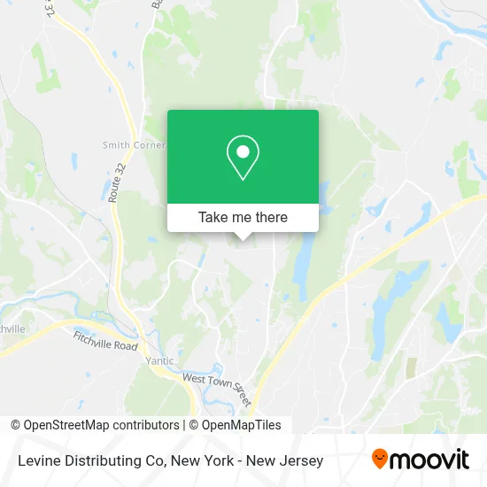 Levine Distributing Co map