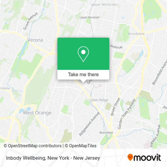 Inbody Wellbeing map