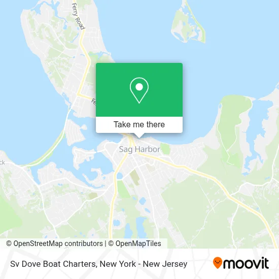 Sv Dove Boat Charters map