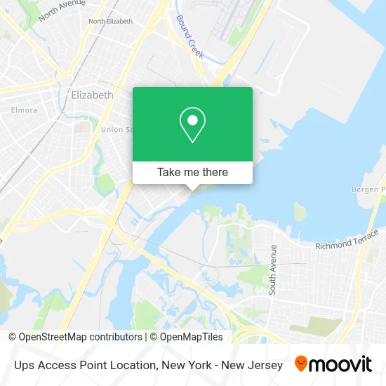 Ups Access Point Location map