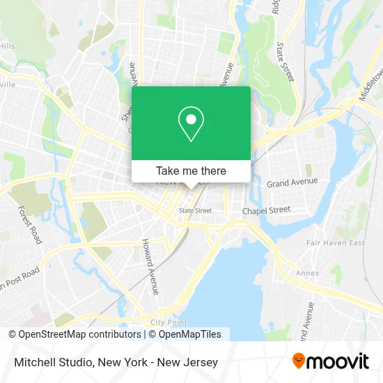Mitchell Studio map