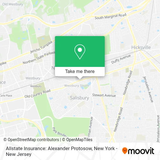 Allstate Insurance: Alexander Protosow map