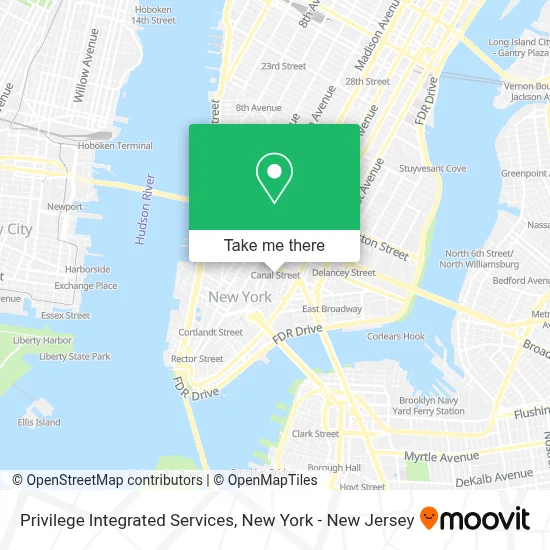 Privilege Integrated Services map