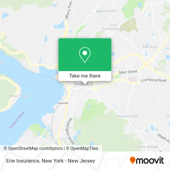 Erie Insurance map