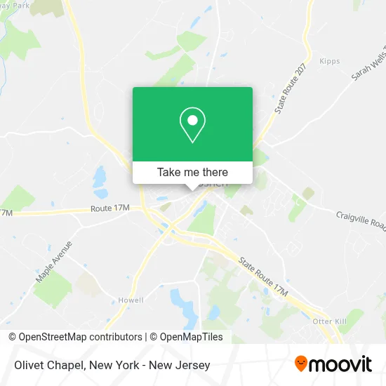 Olivet Chapel map