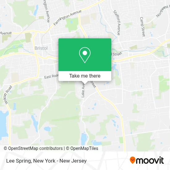 Lee Spring map
