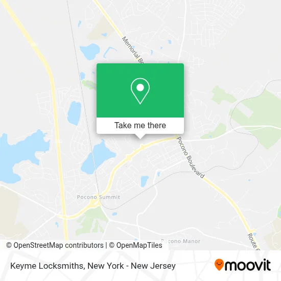 Keyme Locksmiths map