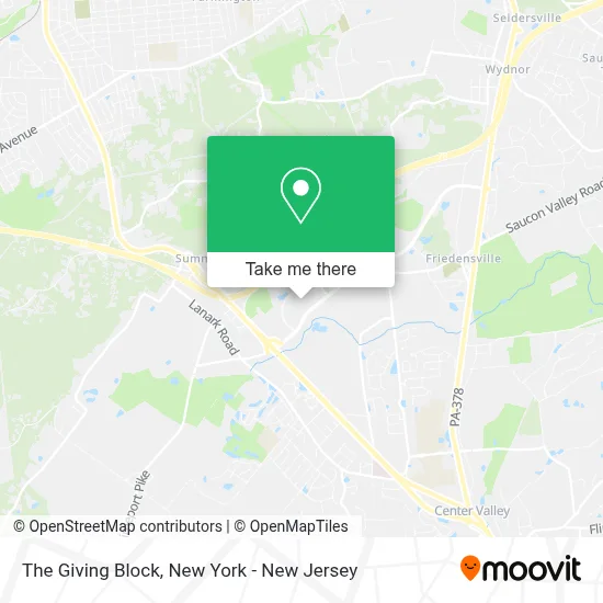 The Giving Block map