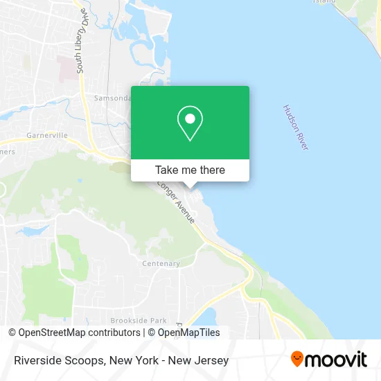 Riverside Scoops map