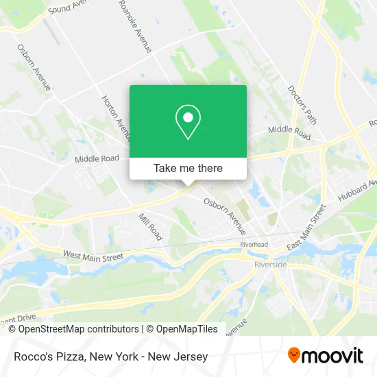 Rocco's Pizza map