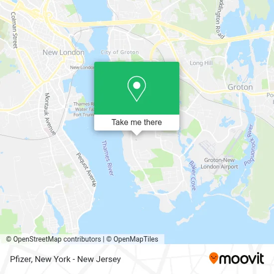 Pfizer map