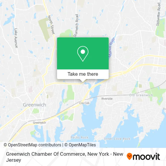 Greenwich Chamber Of Commerce map