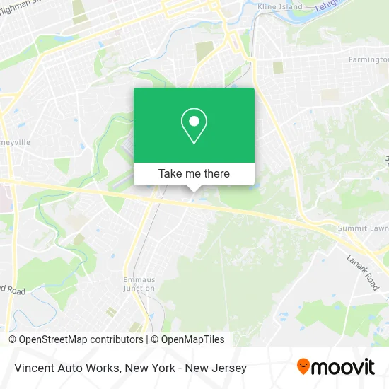 Vincent Auto Works map