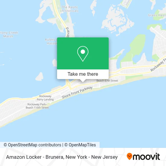 Amazon Locker - Brunera map