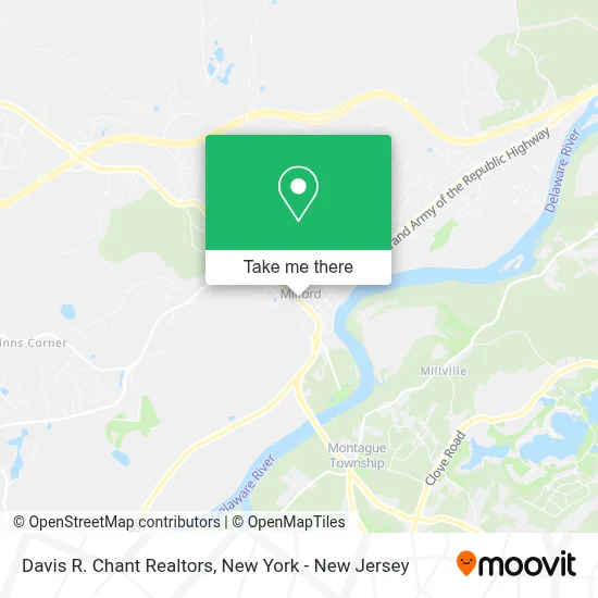 Davis R. Chant Realtors map