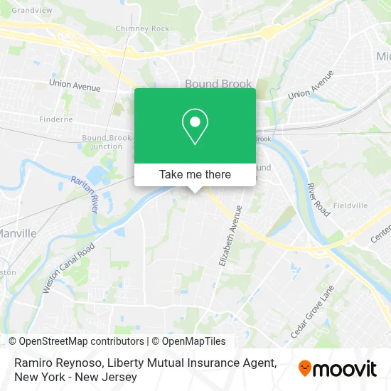 Ramiro Reynoso, Liberty Mutual Insurance Agent map