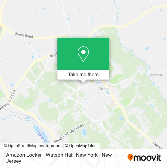 Amazon Locker - Watson Hall map